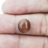 Pietra Del Sole Sintetico Forma Ovale Piatto Cabochon Liscio Fatto a Mano 11X10X5mm 5,00 Carati 1pz