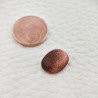 Pietra Del Sole Sintetico Forma Ovale Piatto Cabochon Liscio Fatto a Mano 12X9X3mm 3,70 Carati 1pz