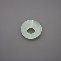 Componente giada naturale cerchietti tondi twist 25 mm 1pz