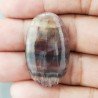Fluorite Naturale Forma Ovale Piatto Cabochon Liscio Fatto a Mano 35X21mm 6,64gm 1pz