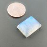 Opalina Forma Rettangolare Piatto Cabochon Liscio Fatto a Mano 16X12X6mm 11,20 Carati 1pz