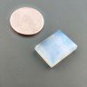 Opalina Forma Rettangolare Piatto Cabochon Liscio Fatto a Mano 15X11X5mm 9,90 Carati 1pz
