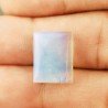 Opalina Forma Rettangolare Piatto Cabochon Liscio Fatto a Mano 15X11X5mm 9,90 Carati 1pz