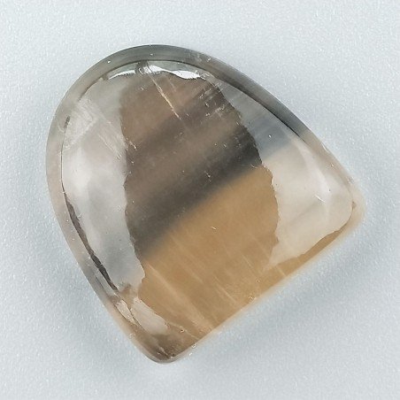 Fluorite Naturale Forma Fantasia Piatto Cabochon Liscio Fatto a Mano 23X22mm 8,06gm 1pz