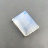 Opalina Forma Rettangolare Piatto Cabochon Liscio Fatto a Mano 15X11X4mm 7,65 Carati 1pz