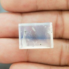 Opalina Forma Rettangolare Piatto Cabochon Liscio Fatto a Mano 19X15X6mm 18,10 Carati 1pz