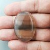 Fluorite Naturale Forma Rettangolare Piatto Cabochon Liscio Fatto a Mano 31X14X6mm 7,85gm 1pz