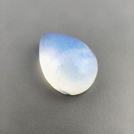 Opalina Forma Goccia Piatto Cabochon Liscio Fatto a Mano 16X11X6mm 8,40 Carati 1pz