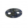 Componente lapis lazuli maglia 2 fori 19x30 mm