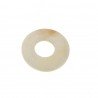 Componente madreperla cerchietti tondi bianchi 25 mm 1pz