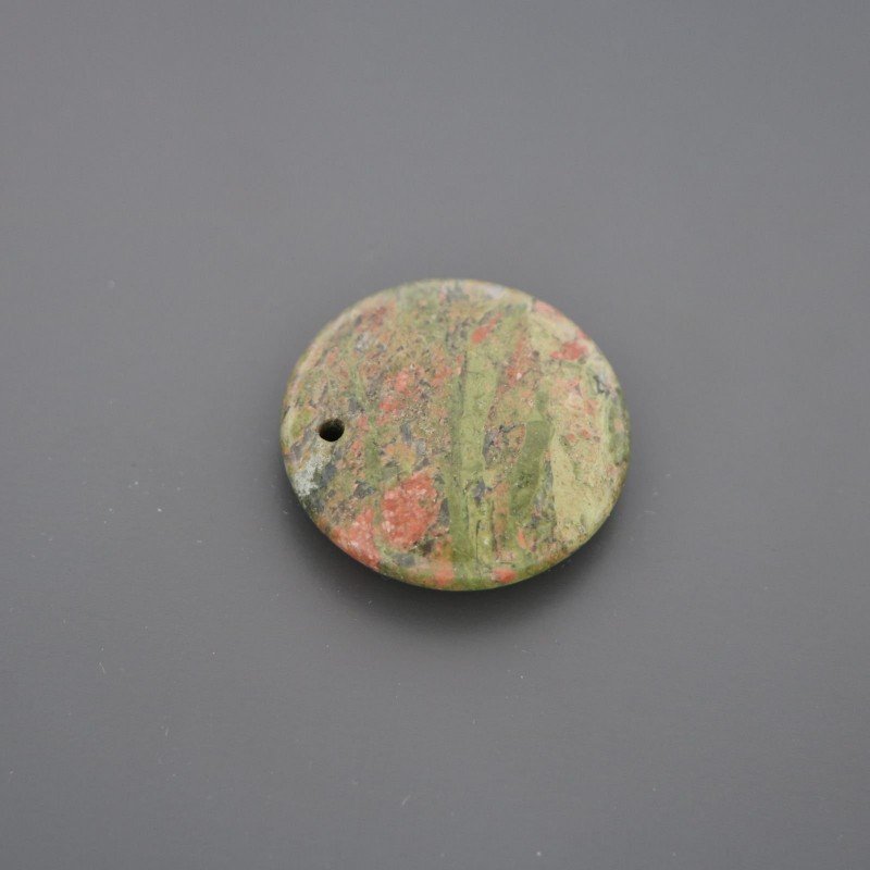 Componente Unakite moneta 30 mm 1pz