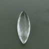 Cristallo Di Rocca Naturale Taglio Marquise Sfaccettata a Mano Gemma Sciolta 37X14X10mm 30,00 Carati 1pz