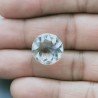 Cristallo Di Rocca Naturale Taglio Tondo Liscio-Sfaccettata a Mano Gemma Sciolta 14X14X10mm 13,00 Carati 1pz