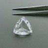 Cristallo Di Rocca Naturale Taglio Trillion Sfaccettata a Mano Gemma Sciolta 18X18X10-11mm 15,50+ Carati 1pz