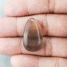 Fluorite Naturale Forma Goccia Piatto Cabochon Liscio Fatto a Mano 27X16X6mm 5,80gm 1pz