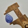 Tanzanite Naturale Forma Goccia Piatto Cabochon Liscio Fatto a Mano 18X13X7mm 15,10 Carati 1pz