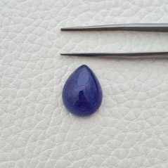 Tanzanite Naturale Forma Goccia Piatto Cabochon Liscio Fatto a Mano 17X13X8mm 14,90 Carati 1pz