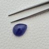 Tanzanite Naturale Forma Goccia Piatto Cabochon Liscio Fatto a Mano 17X13X8mm 14,90 Carati 1pz