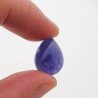 Tanzanite Naturale Forma Goccia Piatto Cabochon Liscio Fatto a Mano 17X13X8mm 14,90 Carati 1pz