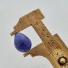 Tanzanite Naturale Forma Goccia Piatto Cabochon Liscio Fatto a Mano 17X13X8mm 14,90 Carati 1pz