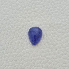 Tanzanite Naturale Forma Goccia Piatto Cabochon Liscio Fatto a Mano 16X12X8mm 13,70 Carati 1pz