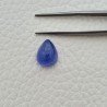 Tanzanite Naturale Forma Goccia Piatto Cabochon Liscio Fatto a Mano 13X10Xmm 8,30 Carati 1pz