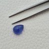 Tanzanite Naturale Forma Goccia Piatto Cabochon Liscio Fatto a Mano 13X10Xmm 8,30 Carati 1pz