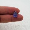 Tanzanite Naturale Forma Goccia Piatto Cabochon Liscio Fatto a Mano 13X9X5mm 5,95 Carati 1pz