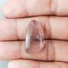 Fluorite Naturale Forma Fantasia Piatto Cabochon Liscio Fatto a Mano 25X14X5mm 3,85gm 1pz