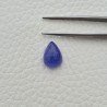 Tanzanite Naturale Forma Goccia Piatto Cabochon Liscio Fatto a Mano 13X9X7mm 8,15 Carati 1pz