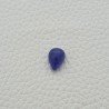 Tanzanite Naturale Forma Goccia Piatto Cabochon Liscio Fatto a Mano 13X9X7mm 8,15 Carati 1pz