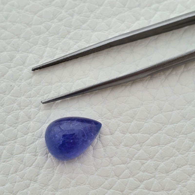 Tanzanite Naturale Forma Goccia Piatto Cabochon Liscio Fatto a Mano 13X9X7mm 8,15 Carati 1pz Tanzanite Naturale Forma Goccia Piatto Cabochon Liscio Fatto a Mano 13X9X7mm 8,15 Carati 1pz