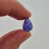 Tanzanite Naturale Forma Goccia Piatto Cabochon Liscio Fatto a Mano 13X9X7mm 8,15 Carati 1pz