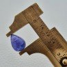 Tanzanite Naturale Forma Goccia Piatto Cabochon Liscio Fatto a Mano 13X9X7mm 8,15 Carati 1pz