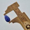 Tanzanite Naturale Forma Goccia Piatto Cabochon Liscio Fatto a Mano 13X7X5mm 4,40 Carati 1pz