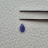 Tanzanite Naturale Forma Goccia Piatto Cabochon Liscio Fatto a Mano 5X7X3mm 1,10 Carati 1pz