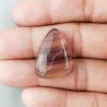 Fluorite Naturale Forma Fantasia Piatto Cabochon Liscio Fatto a Mano 26X18X6mm 5,15gm 1pz