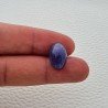 Tanzanite Naturale Forma Ovale Piatto Cabochon Liscio Fatto a Mano 16X11X7mm 11,15 Carati 1pz