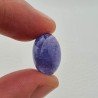 Tanzanite Naturale Forma Ovale Piatto Cabochon Liscio Fatto a Mano 16X11X7mm 11,15 Carati 1pz