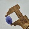 Tanzanite Naturale Forma Ovale Piatto Cabochon Liscio Fatto a Mano 16X11X7mm 11,15 Carati 1pz