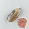 Fluorite Naturale Forma Ovale Piatto Cabochon Liscio Fatto a Mano 28X14mm 6,02gm 1pz