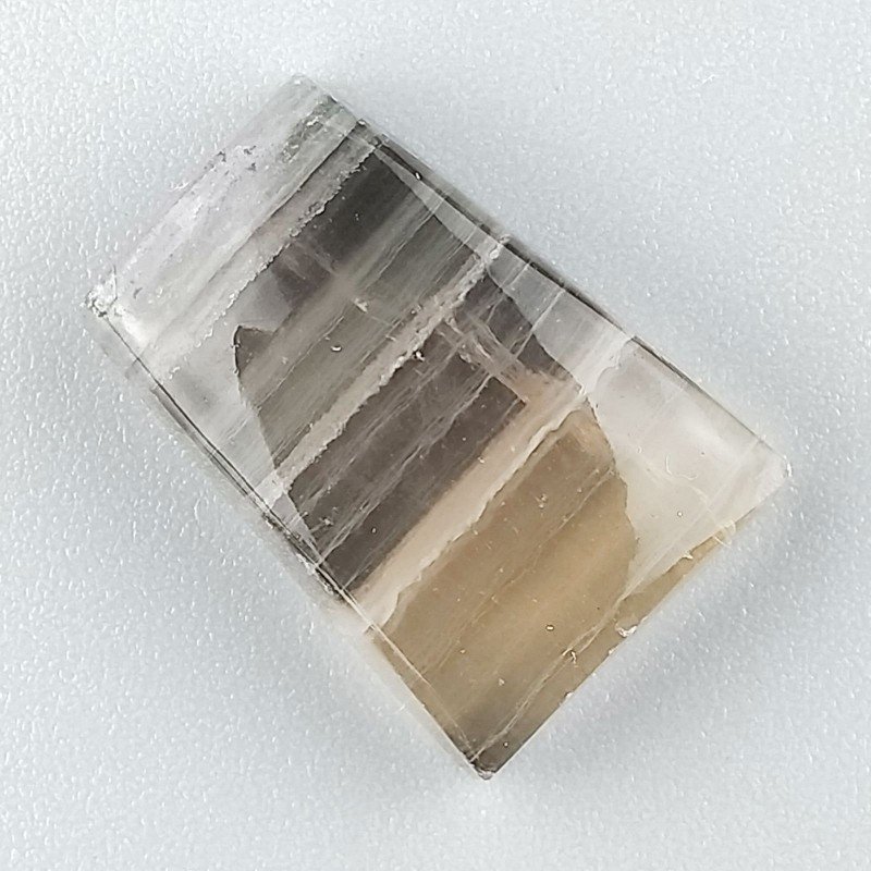 Fluorite Naturale Forma Fantasia Piatto Cabochon Liscio Fatto a Mano 20X13mm 3,85gm 1pz