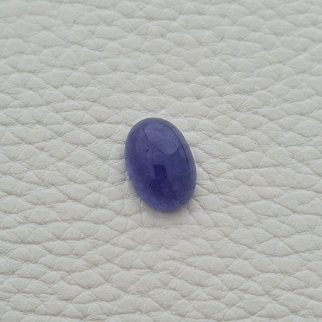 Tanzanite Naturale Forma Ovale Piatto Cabochon Liscio Fatto a Mano 15X10X6mm 10,20 Carati 1pz