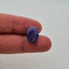 Tanzanite Naturale Forma Ovale Piatto Cabochon Liscio Fatto a Mano 15X10X6mm 10,20 Carati 1pz