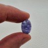 Tanzanite Naturale Forma Ovale Piatto Cabochon Liscio Fatto a Mano 15X10X6mm 10,20 Carati 1pz