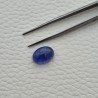 Tanzanite Naturale Forma Ovale Piatto Cabochon Liscio Fatto a Mano 14X10X7mm 9,15 Carati 1pz