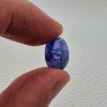 Tanzanite Naturale Forma Ovale Piatto Cabochon Liscio Fatto a Mano 14X10X7mm 9,15 Carati 1pz