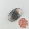 Fluorite Naturale Forma Ovale Piatto Cabochon Liscio Fatto a Mano 27X16X5mm 4,40gm 1pz