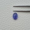 Tanzanite Naturale Forma Ovale Piatto Cabochon Liscio Fatto a Mano 12X8X5mm 5,25 Carati 1pz