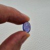 Tanzanite Naturale Forma Ovale Piatto Cabochon Liscio Fatto a Mano 12X8X5mm 5,25 Carati 1pz